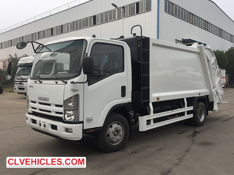 ISUZU ELF compactor garbage truck