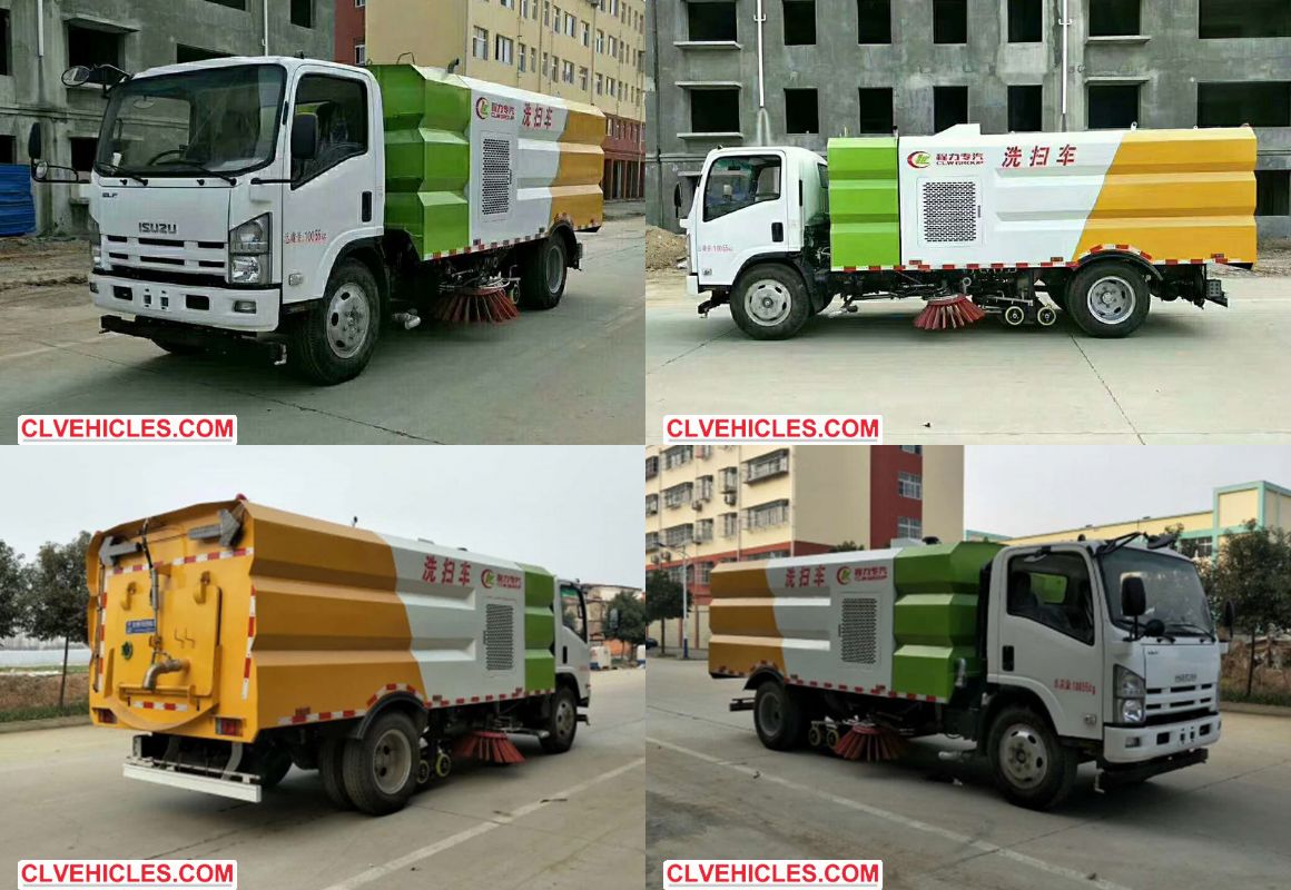ISUZU Dust Hopper Street Sweeper Truck ISUZU Street Sweeper Truck