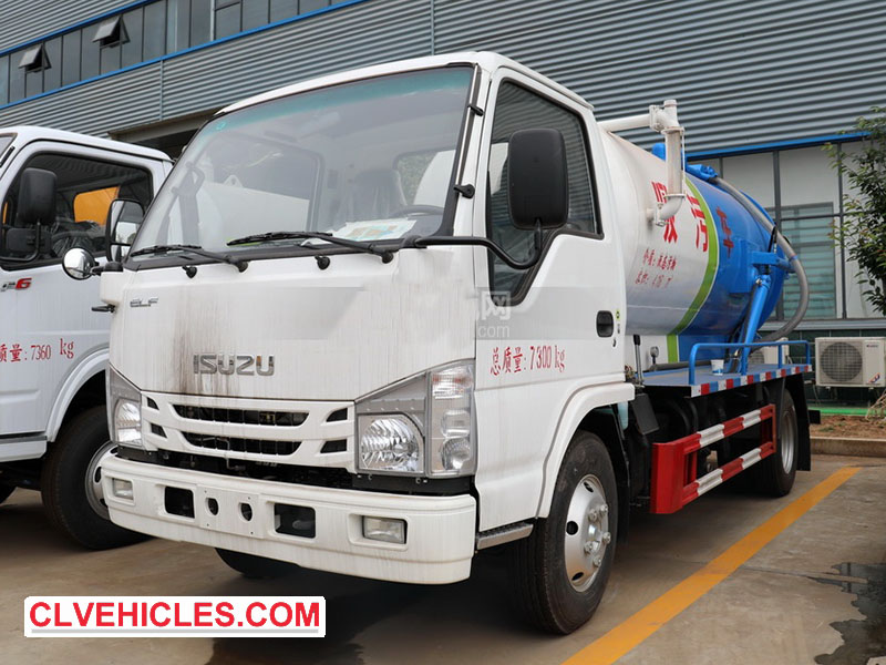 ISUZU 4CBM vacuum truck ISUZU 4CBM vacuum truck