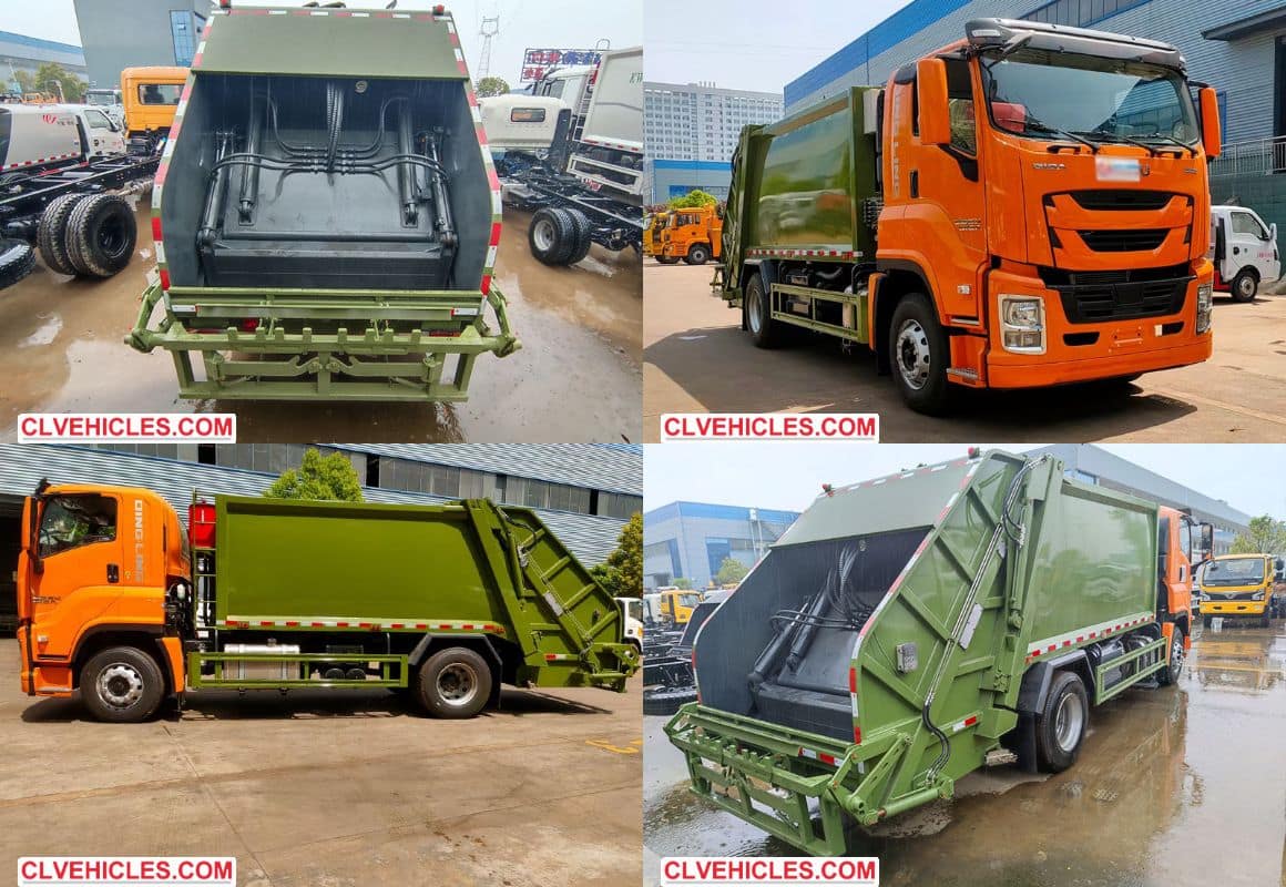 ISUZU compactor garbage truck ISUZU compactor garbage truck