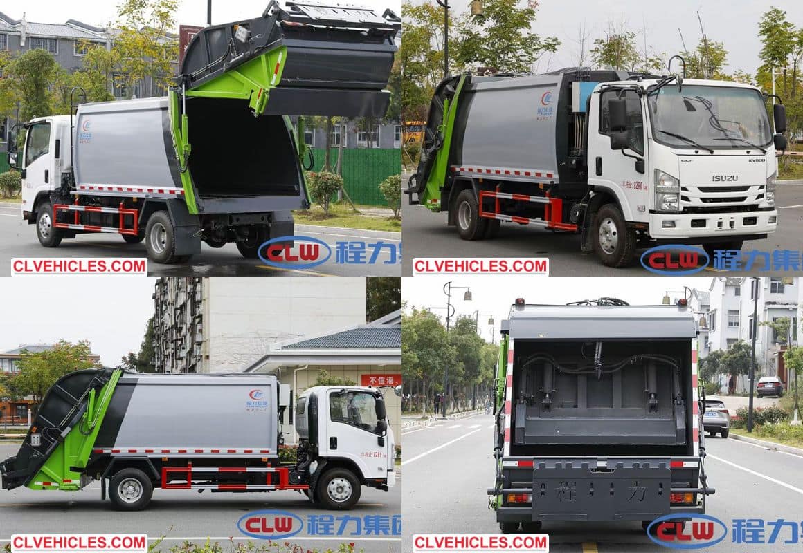 ISUZU compactor garbage truck ISUZU compactor garbage truck